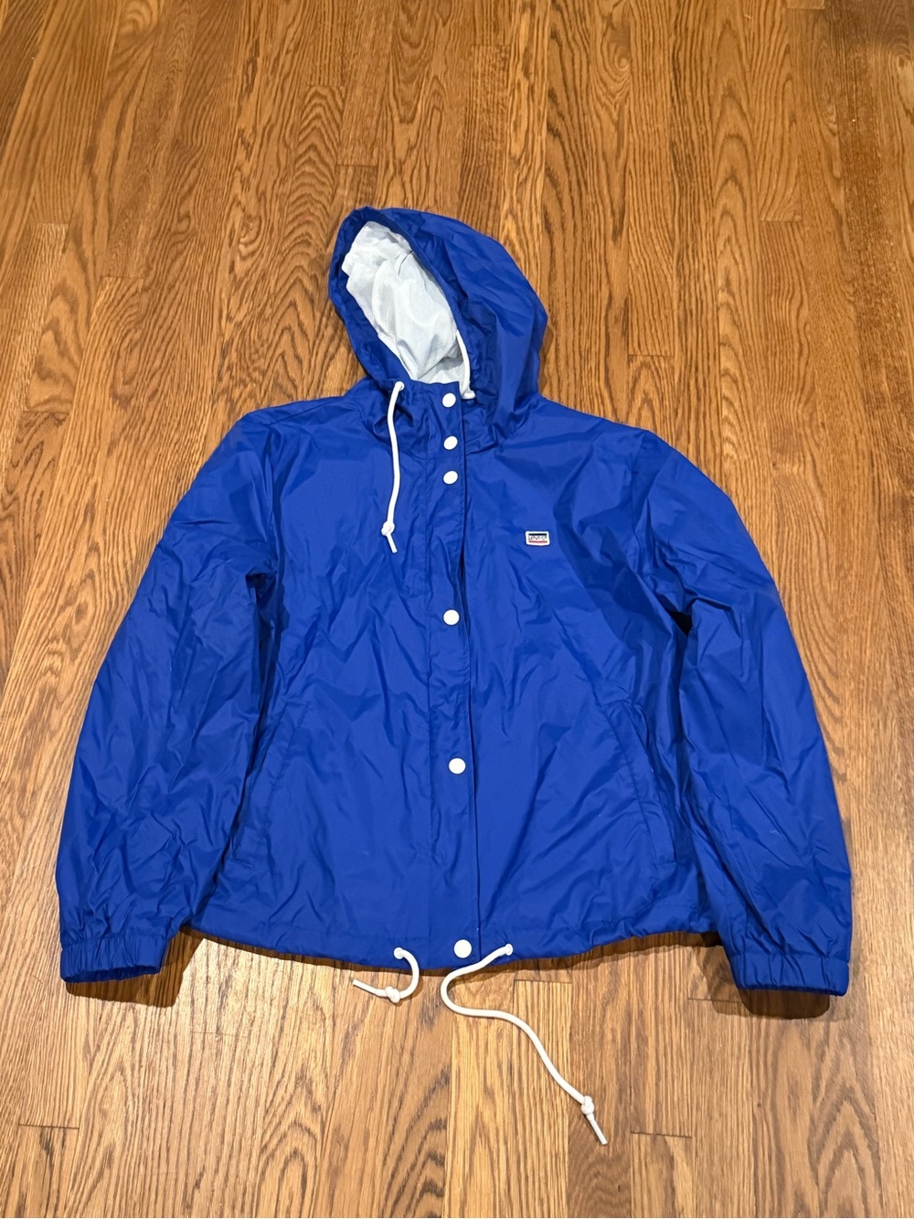 Levi's Blue Hooded Windbreaker Jacket